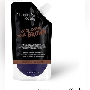 Christophe Robin Shade Variation Mask Pocket Temporary Coloring Ash Brown 75ml